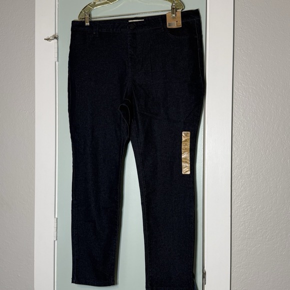 NWT Women's Route 66 Slim Fit Denim at Once Jeans  Size: 35 dark wash stretch - Picture 1 of 9